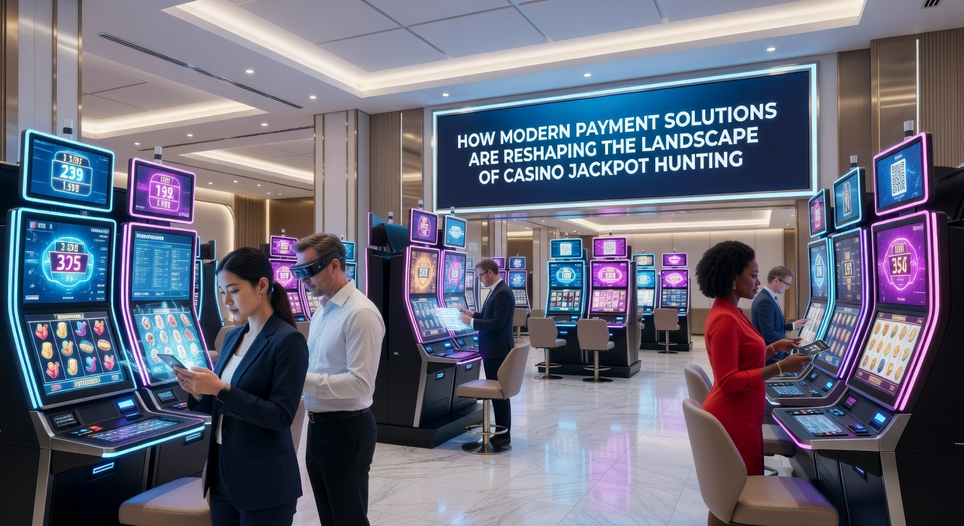 Illustration von Jackpot-Jagden mit digitalen Zahlungsmethoden und globalen Casino-Netzwerken